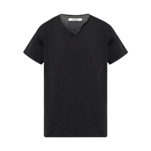 Zadig & Voltaire ‘Monastir’ bomull T-shirt Black, Herr