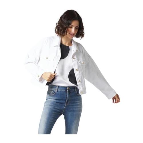 Manila Grace Trapeze Jacket White, Dam