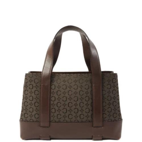 Celine Vintage Pre-owned Tyg handvskor Brown, Dam