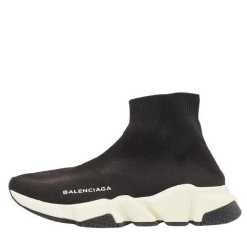 Balenciaga Vintage Pre-owned Tyg sneakers Black, Dam