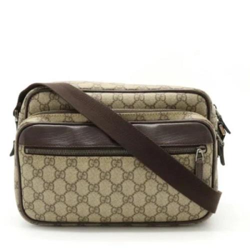 Gucci Vintage Pre-owned Canvas gucci-vskor Brown, Dam