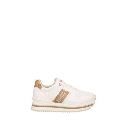 Alviero Martini 1a Classe Vita Sneakers Geo Classic Design White, Dam