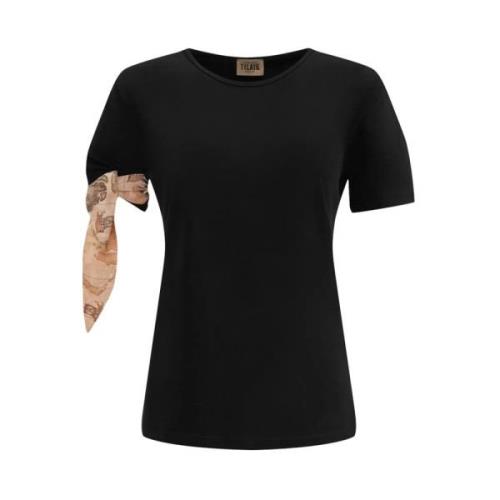 Alviero Martini 1a Classe Klassisk Svart T-shirt och Polo Black, Dam