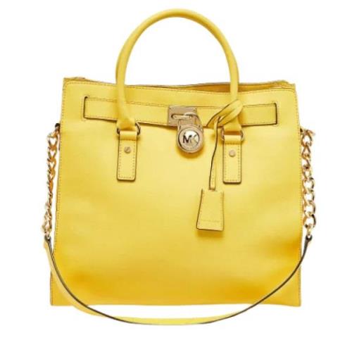 Michael Kors Pre-owned Pre-owned Laeder totevskor Yellow, Dam