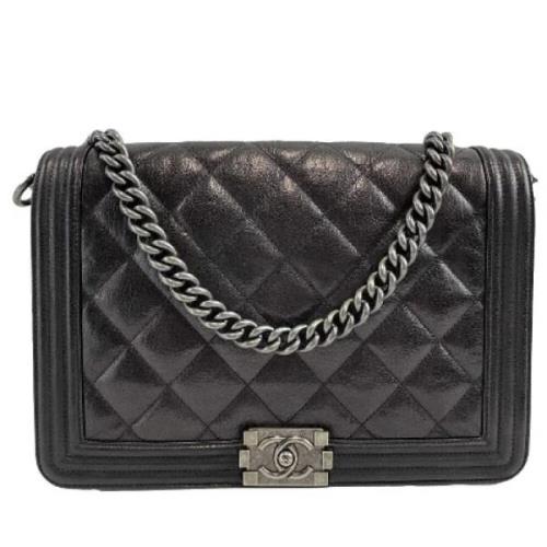 Chanel Vintage Pre-owned Laeder chanel-vskor Black, Dam