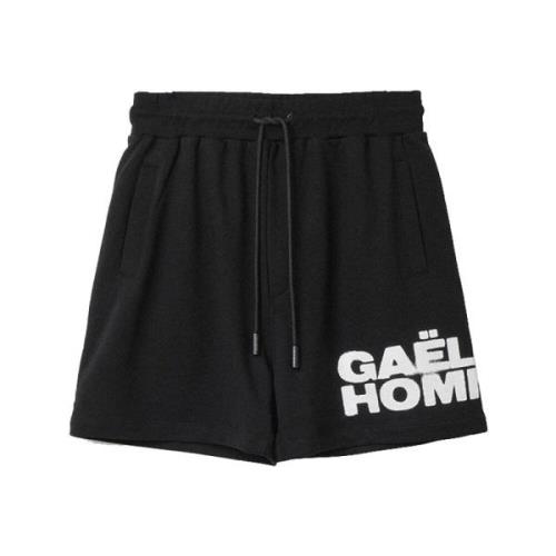 Gaëlle Paris Svarta Shorts för Män Black, Herr