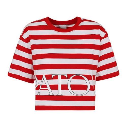 Patou Röda T-shirts & Polos för kvinnor Multicolor, Dam