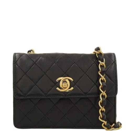 Chanel Vintage Pre-owned Laeder chanel-vskor Black, Dam