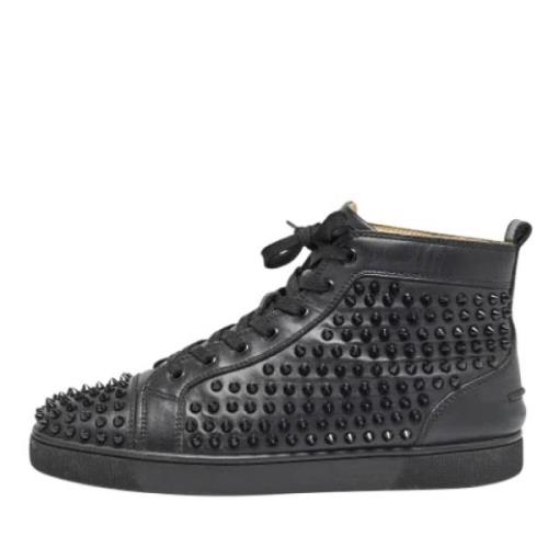 Christian Louboutin Pre-owned Pre-owned Laeder sneakers Black, Herr