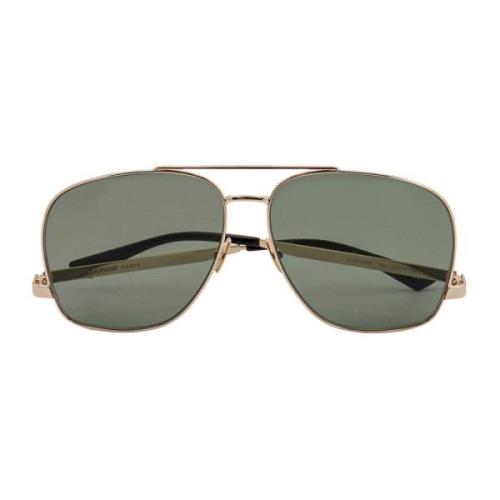 Saint Laurent Metall Aviator Solglasögon Yellow, Dam