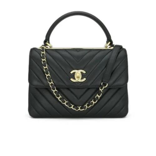 Chanel Vintage Pre-owned Laeder chanel-vskor Black, Dam