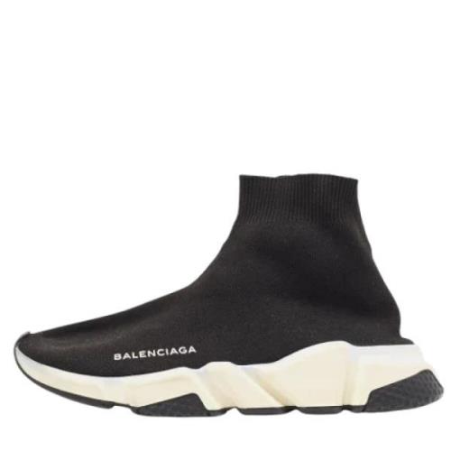 Balenciaga Vintage Pre-owned Tyg sneakers Black, Dam