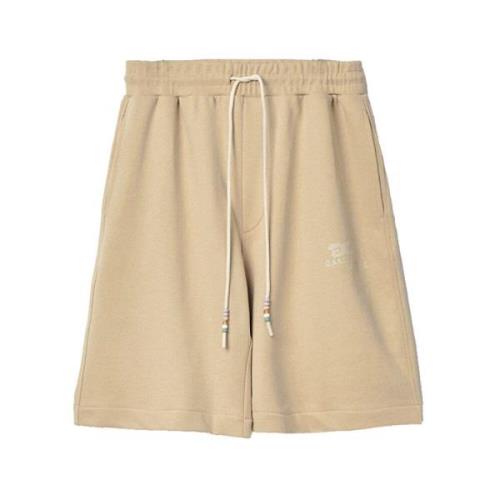 Gaëlle Paris Beige Bermuda Shorts Sommar Essential Beige, Herr