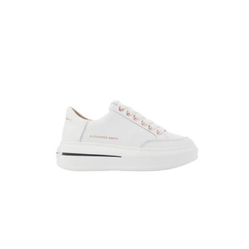 Alexander Smith Lancaster Woman Total White Sneakers White, Dam