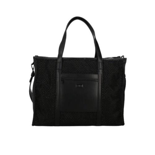 Cult Svart Dam Shopper Väska Black, Dam