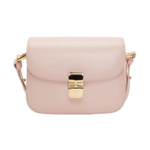 A.p.c. Cross Body Bags Pink, Dam