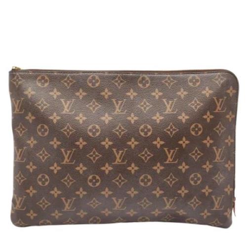 Louis Vuitton Vintage Pre-owned Canvas kuvertvskor Brown, Dam