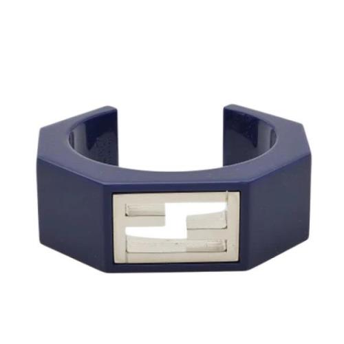 Fendi Vintage Pre-owned Metall armband Gray, Dam