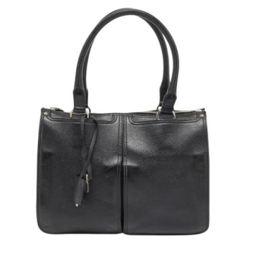 Yves Saint Laurent Vintage Pre-owned Laeder totevskor Black, Dam