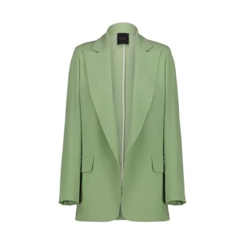 Nathi Luxury Elegant Grön Jacka för Kvinnor Green, Dam
