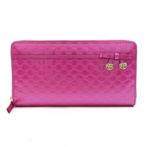 Gucci Vintage Pre-owned Laeder plnbcker Pink, Dam