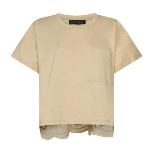 Kaos Icona Beige Skjorta Blus Beige, Dam