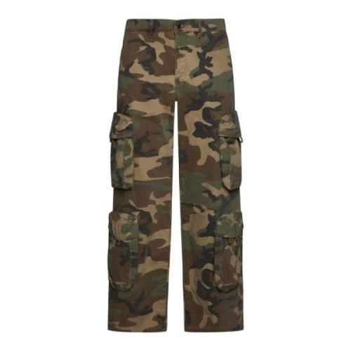 Amiri Camouflage Cargo Byxor Multicolor, Herr