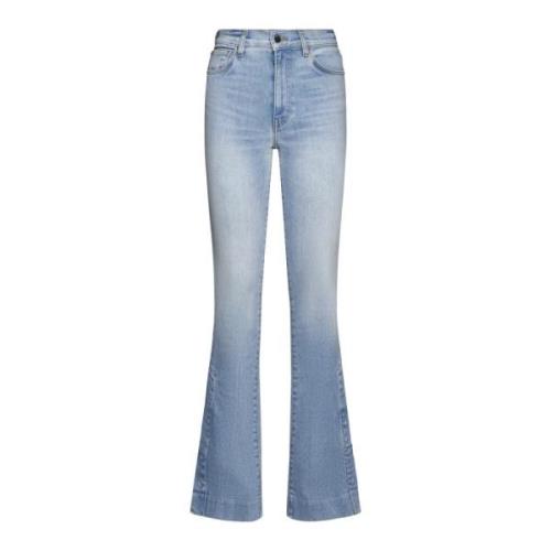 Amiri Blå Bootcut Denim Jeans Blue, Dam