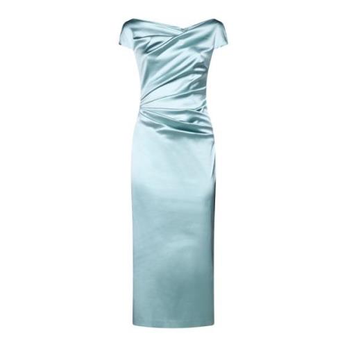 Talbot Runhof Eleganta klänningar i vitt/blått Blue, Dam