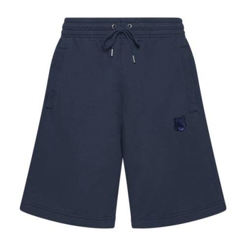 Maison Kitsuné Snygga Shorts för Män Blue, Herr