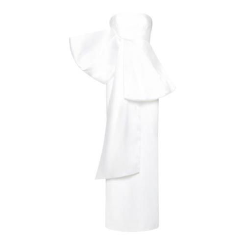 Solace London Vit Maeve Maxi Klänning White, Dam