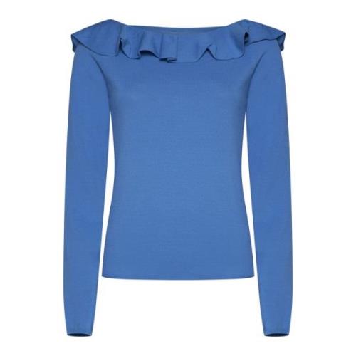 Semicouture Layla Sweaters Blue, Dam