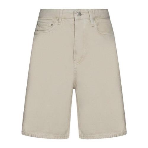 Studio Nicholson Denim 5 Pocket Shorts Beige, Dam