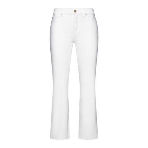 7 For All Mankind Vita Jeans för Kvinnor White, Dam