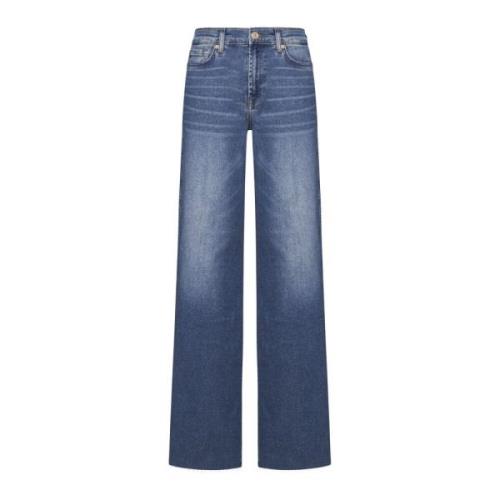 7 For All Mankind Snygg Jeans Kollektion Blue, Dam