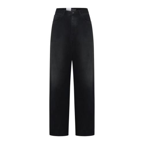 Balenciaga Denim Jeans i Vit/Blå Black, Herr
