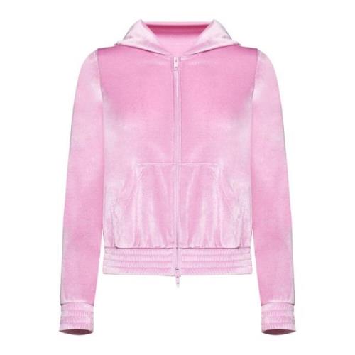 Balenciaga Rosa Zip Sweater Street Style Pink, Dam
