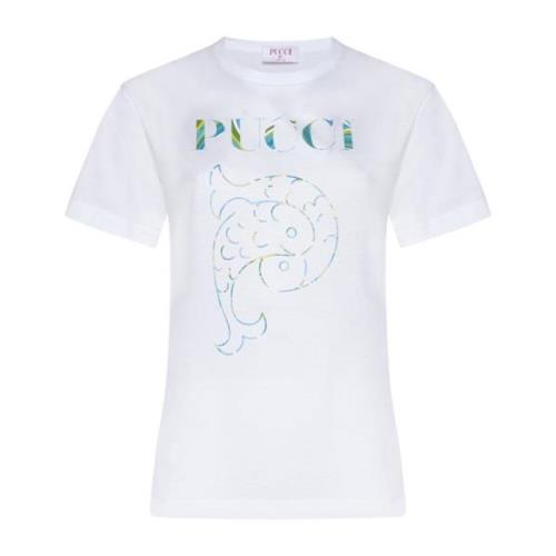 Emilio Pucci Vita T-shirts och Polos White, Dam
