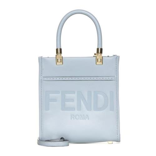 Fendi Stiliga Väskor Kollektion Blue, Dam