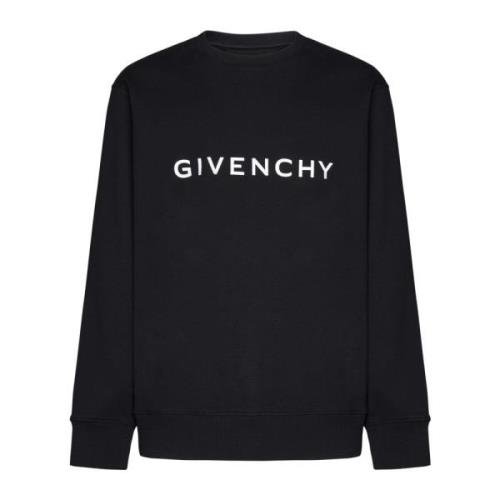 Givenchy Svart Slim Fit Sweatshirt Black, Herr