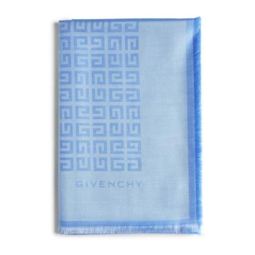 Givenchy Sidenscarfs Kollektion Blue, Dam