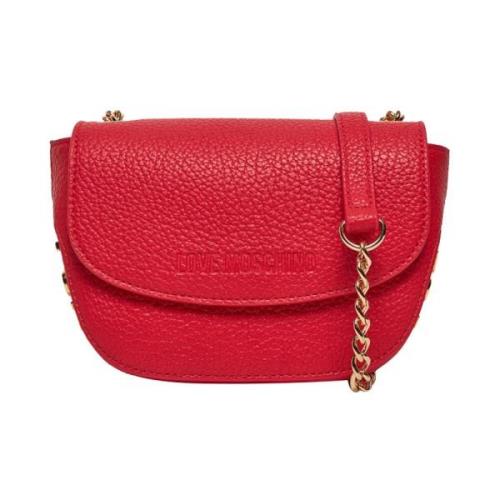 Moschino Röd Axelväska Elegant Unik Red, Dam