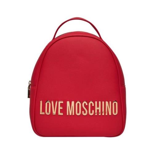 Moschino Röd Trendig Ryggsäck Red, Dam