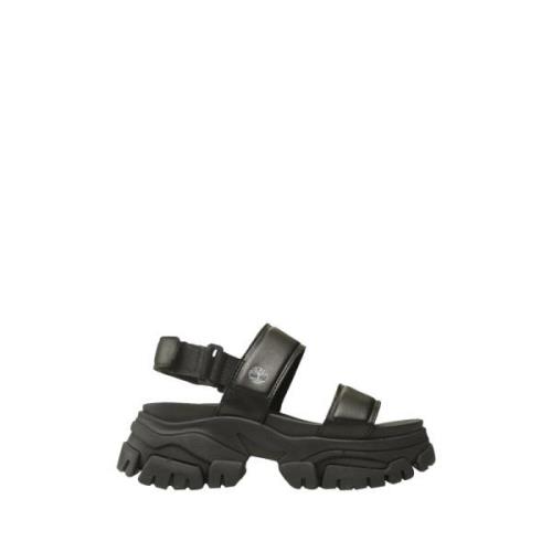 Timberland Svarta Eleganta Sandaler Black, Dam