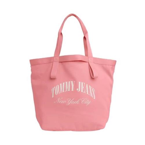 Tommy Hilfiger Rosa Shopper Väska Pink, Dam