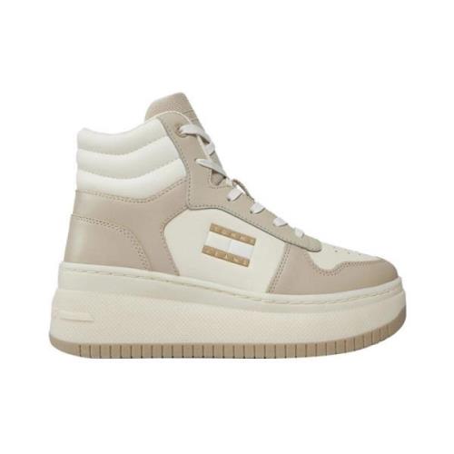 Tommy Hilfiger Beige Sneakers för Kvinnor Beige, Dam