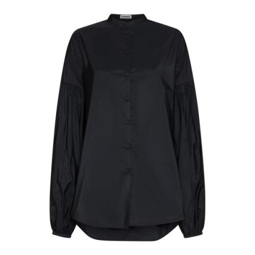 Jil Sander Svarta Puffärm Skjortor Black, Dam