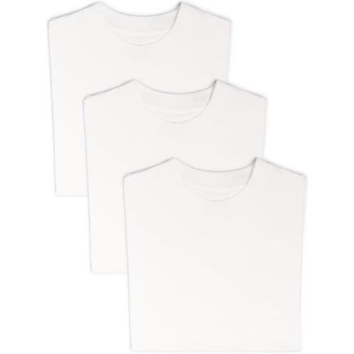Jil Sander Logo 3-Pack White T-Shirt White, Dam