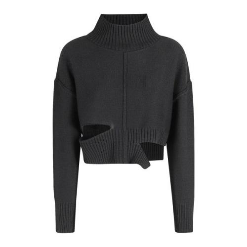 MM6 Maison Margiela Stilfull Pullover Sweater Black, Dam