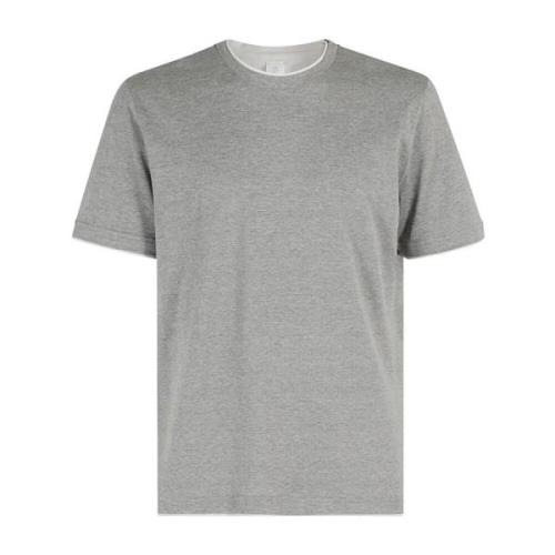 Eleventy Casual Tee Bordini Gray, Herr